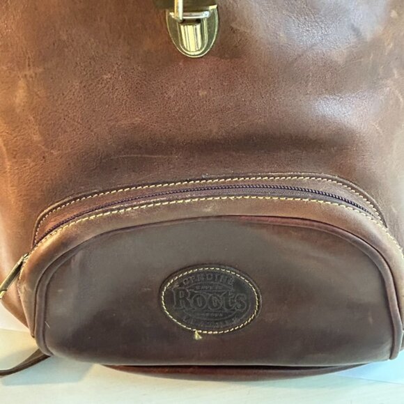 roots vintage leather backpack - Picture 5 of 10